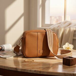 Pom Pom London City Plus Bag - Tan